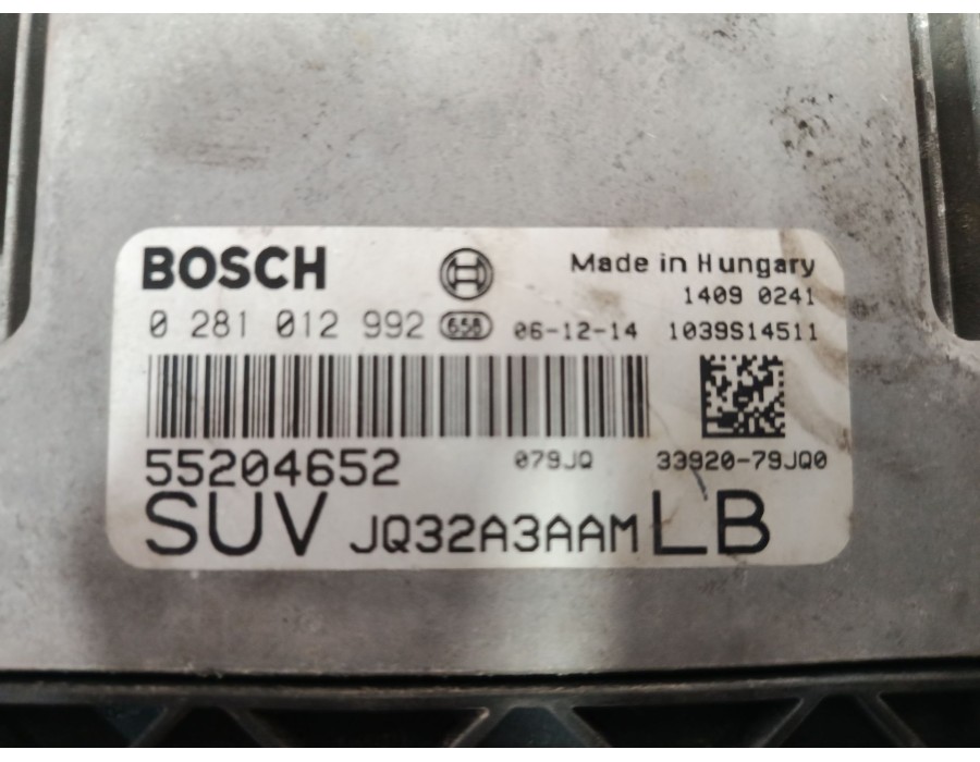 Recambio de centralita motor uce para fiat sedici (189_) 1.9 d multijet 4x4 referencia OEM IAM 281012992  