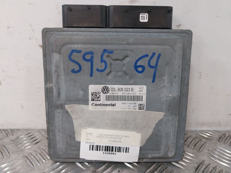 Recambio de centralita motor uce para volkswagen golf vi (5k1) 1.6 tdi referencia OEM IAM 03L906023B  