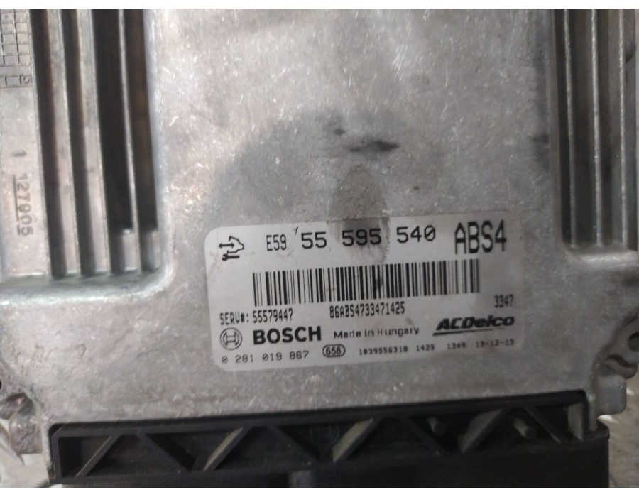 Recambio de centralita motor uce para opel insignia a (g09) 2.0 cdti (68) referencia OEM IAM 55595540  