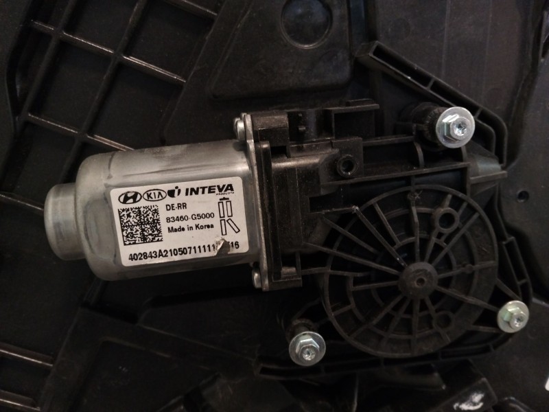 Recambio de elevalunas trasero derecho para kia niro (de) 1.6 gdi hybrid referencia OEM IAM 83481G5000  