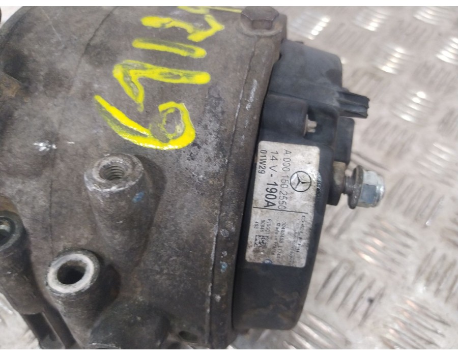 Recambio de alternador para mercedes-benz clase c (w203) c 220 cdi (203.006) referencia OEM IAM A0001502550  