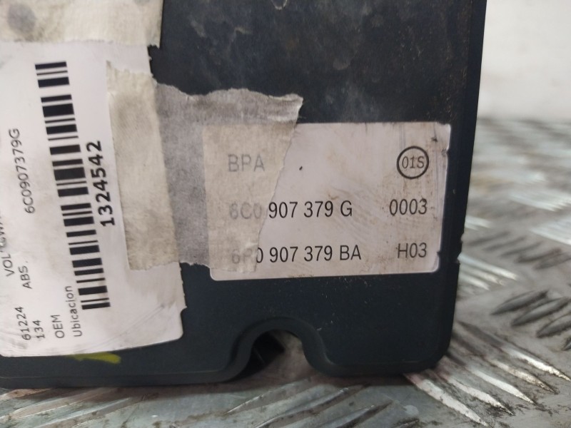 Recambio de abs para volkswagen polo v (6r1, 6c1) 1.4 tdi referencia OEM IAM 6C0907379G  