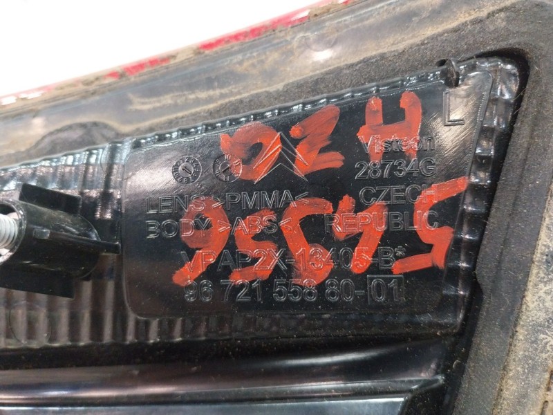 Recambio de piloto trasero inferior izquierdo para citroën c4 lim. 1.6 16v referencia OEM IAM 967215588001  