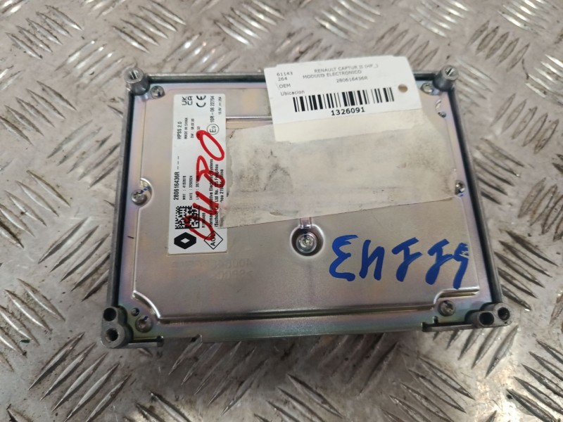 Recambio de modulo electronico para renault captur ii (hf_) tce 160 (hfn1) referencia OEM IAM 293A03826R  