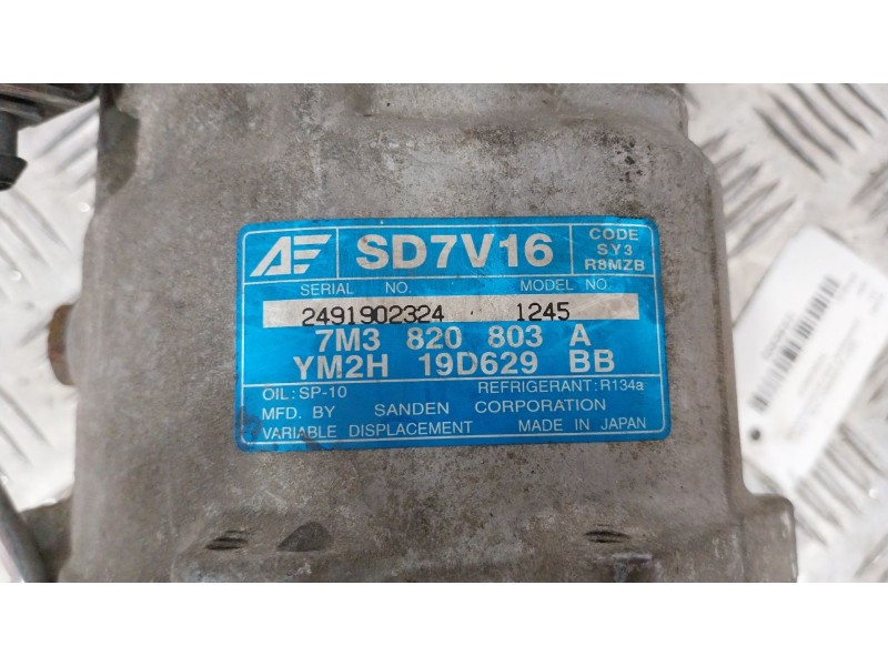 Recambio de compresor aire acondicionado para seat alhambra (7v8, 7v9) 1.9 tdi referencia OEM IAM 7M0820803P 7m0820803p 