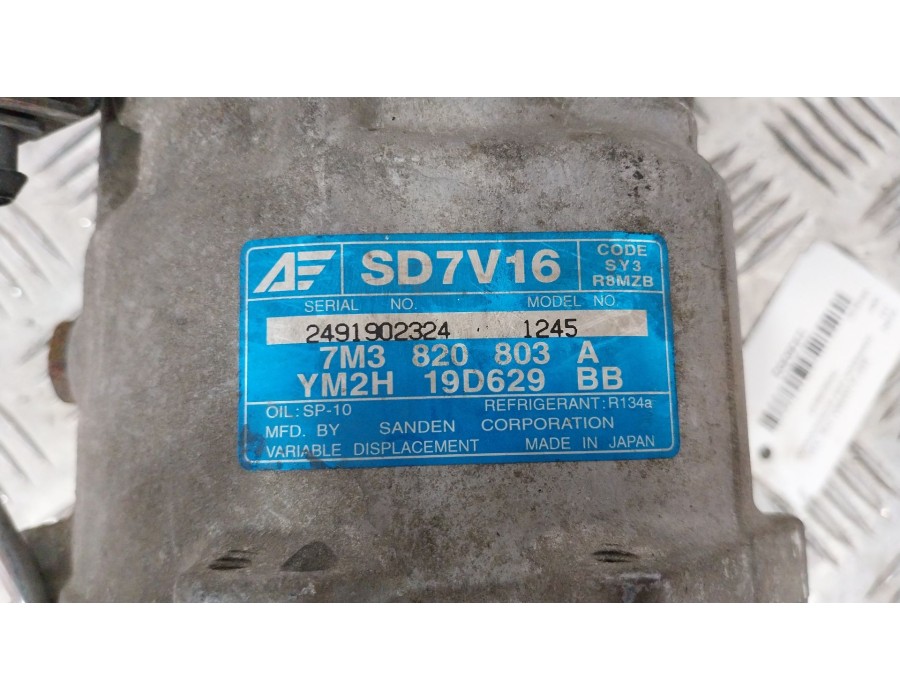 Recambio de compresor aire acondicionado para seat alhambra (7v8, 7v9) 1.9 tdi referencia OEM IAM 7M0820803P 7m0820803p 