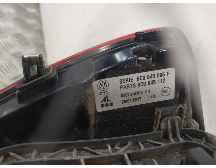 Recambio de piloto trasero derecho para volkswagen polo v (6r1, 6c1) 1.4 tdi referencia OEM IAM 6C0945096K 6C0945096M 