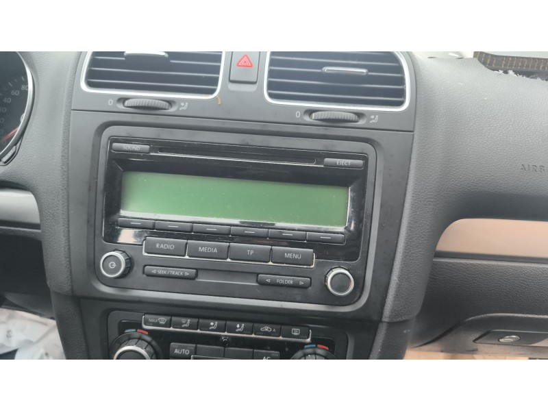 Recambio de sistema audio / radio cd para volkswagen golf vi (5k1) 1.6 tdi referencia OEM IAM 1K0035186AA  