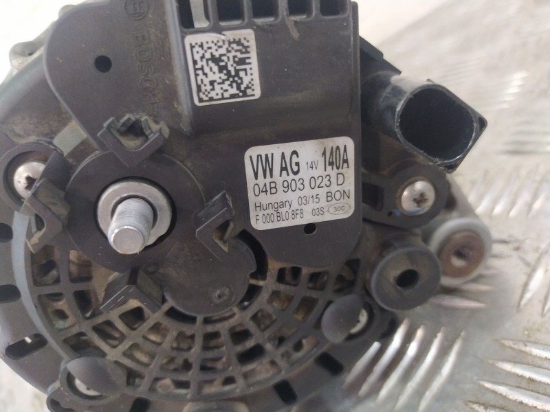 Recambio de alternador para volkswagen polo v (6r1, 6c1) 1.4 tdi referencia OEM IAM 04B903023D 04B903023DX 