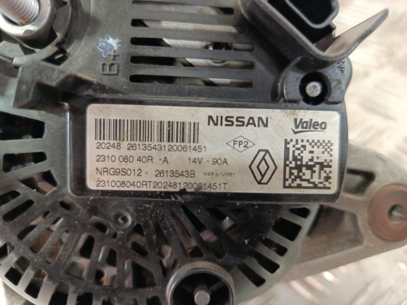 Recambio de alternador para renault clio v (b7_) 1.0 tce 100 (b7mt) referencia OEM IAM 231008040R  