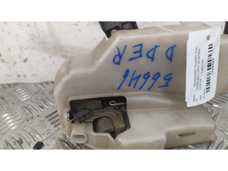 Recambio de cerradura puerta delantera derecha para volkswagen touareg (7la) 2.5 tdi referencia OEM IAM 7L0837090  