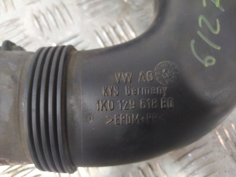 Recambio de canalizador aire para seat altea (5p1) 1.9 tdi referencia OEM IAM 1K0129618BQ  