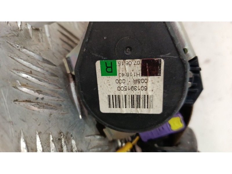 Recambio de cinturon seguridad delantero derecho para volkswagen touareg (7l6) 2.5 tdi dpf referencia OEM IAM 601391500  