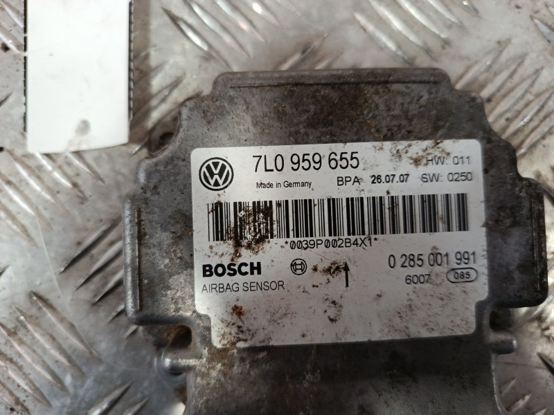 Recambio de centralita airbag para volkswagen touareg (7l6) 2.5 tdi dpf referencia OEM IAM 7L0959655  