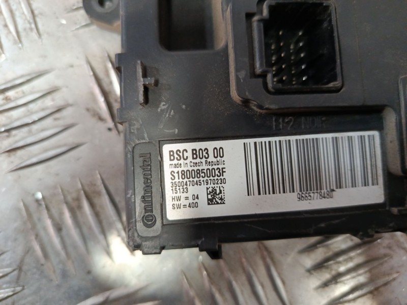 Recambio de modulo electronico para citroën berlingo multispace (b9) 1.6 bluehdi 120 referencia OEM IAM BSCB0300  