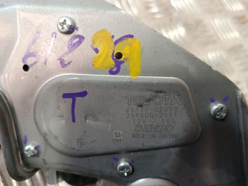 Recambio de motor limpia trasero para toyota auris (_e18_) 1.2 (nre185_) referencia OEM IAM 8513002050  