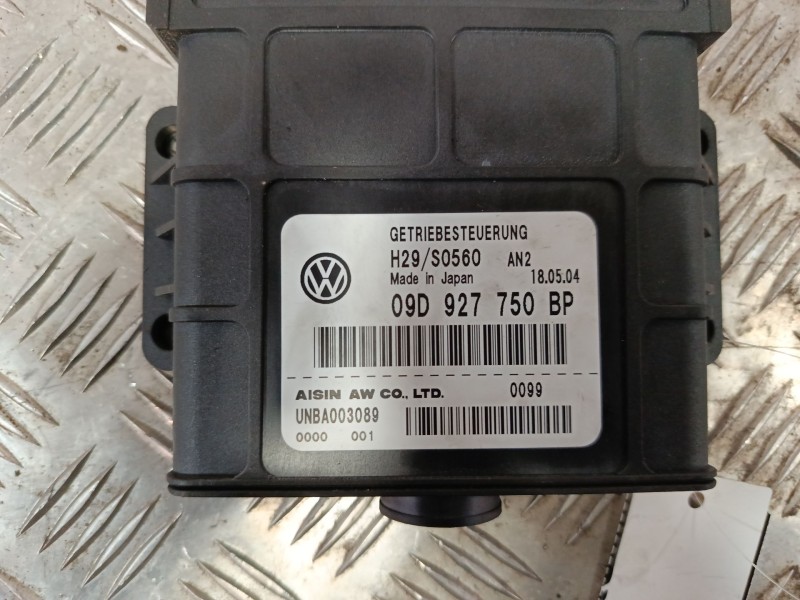Recambio de centralita cambio automatico para volkswagen touareg (7la) 2.5 tdi referencia OEM IAM 09D927750BP  