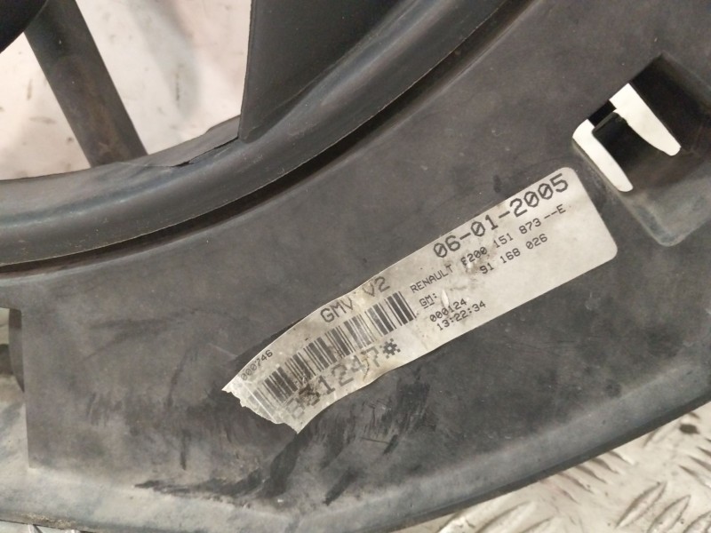 Recambio de electroventilador para renault trafic ii furgoneta (fl) 1.9 dci 100 (fl0c) referencia OEM IAM 91168026  