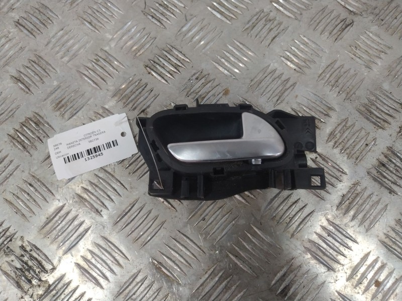 Recambio de maneta interior trasera derecha para citroën c3 referencia OEM IAM 582736  