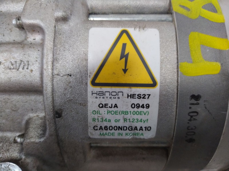 Recambio de compresor aire acondicionado para kia niro (de) 1.6 gdi hybrid referencia OEM IAM 97701G5000  