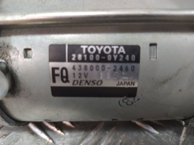 Recambio de motor arranque para toyota auris (_e18_) 1.2 (nre185_) referencia OEM IAM 281000Y240  
