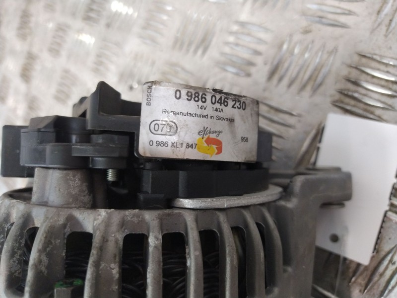 Recambio de alternador para opel zafira a monospace (t98) 2.0 dti 16v (f75) referencia OEM IAM 0986046230  