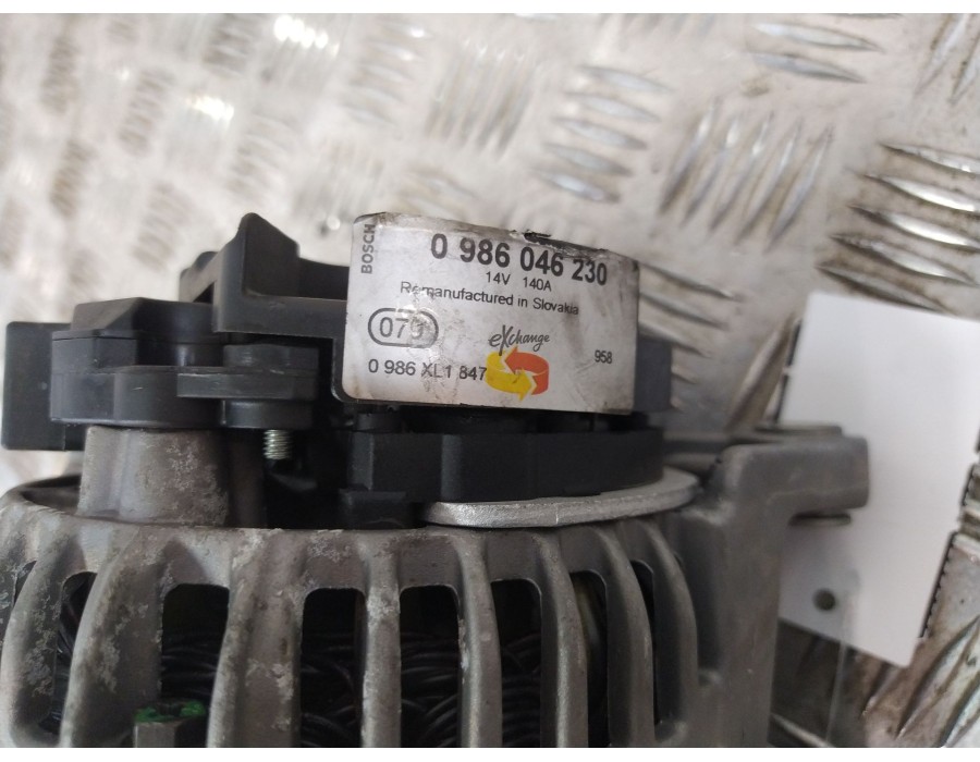 Recambio de alternador para opel zafira a monospace (t98) 2.0 dti 16v (f75) referencia OEM IAM 0986046230  