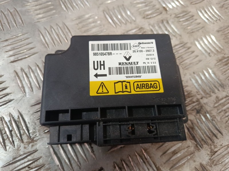 Recambio de centralita airbag para renault megane iii berlina 5 p referencia OEM IAM 985105478R  