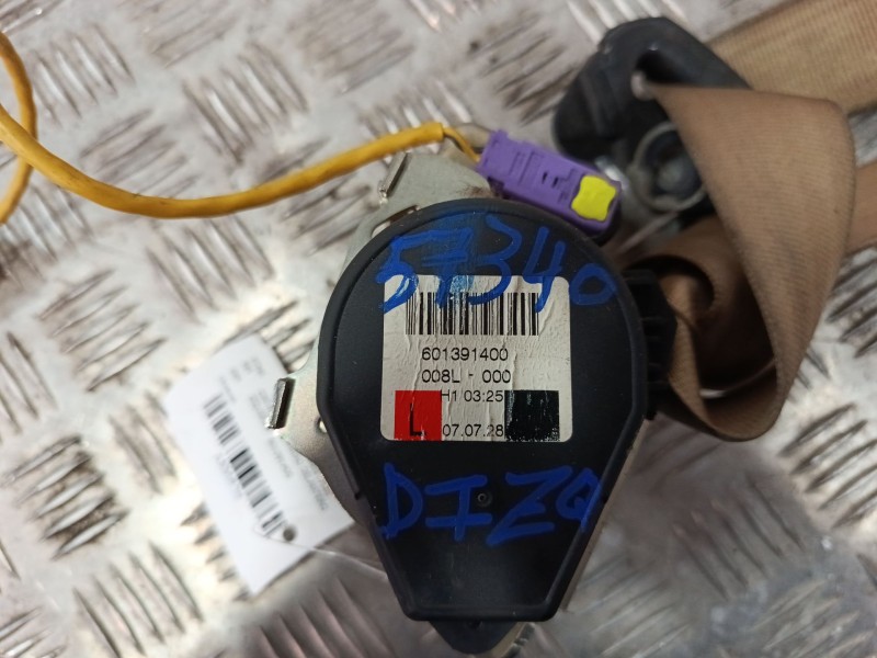 Recambio de cinturon seguridad delantero izquierdo para volkswagen touareg (7l6) 2.5 tdi dpf referencia OEM IAM 601391400  