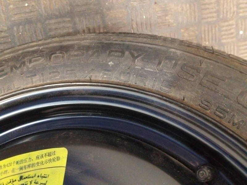 Recambio de neumatico repuesto para citroën c3 referencia OEM IAM  SPARE TIRE 