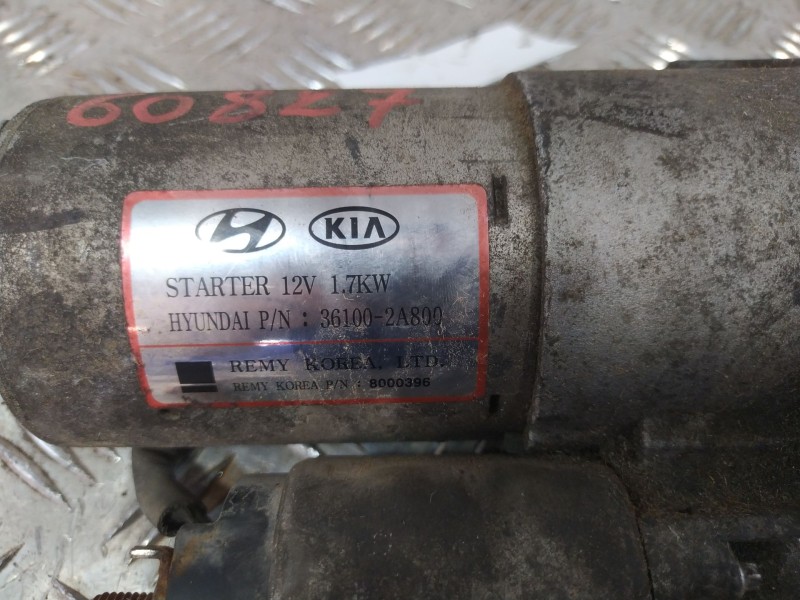 Recambio de motor arranque para hyundai ix35 (lm, el, elh) 1.7 crdi referencia OEM IAM 361002A800  