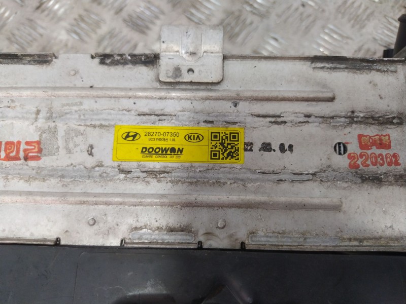 Recambio de intercooler para hyundai i20 iii (bc3, bi3) 1.0 t-gdi referencia OEM IAM 2827007350  