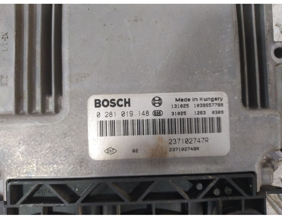 Recambio de centralita motor uce para renault clio iv (bh_) 1.5 dci 90 referencia OEM IAM 0281019148  