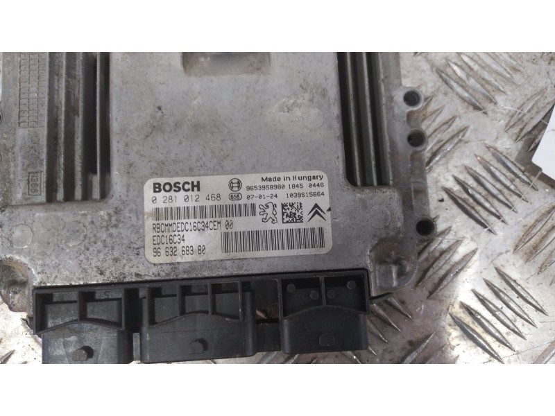 Recambio de centralita motor uce para citroën xsara picasso referencia OEM IAM 0281012468  