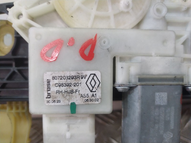 Recambio de elevalunas delantero derecho para mitsubishi asx (vsx_, vse_) 1.0 (vsxg0) referencia OEM IAM 807203293R  