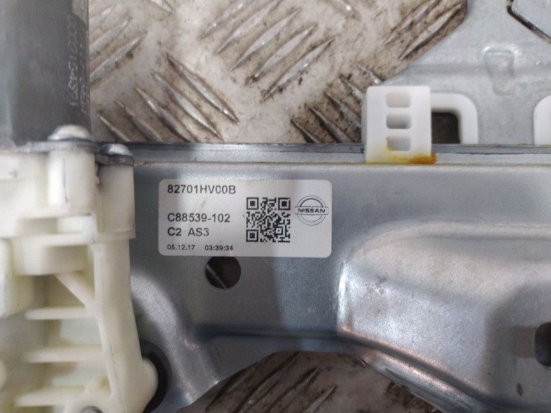 Recambio de elevalunas trasero izquierdo para nissan qashqai ii (j11, j11_) 1.6 dci referencia OEM IAM 82701HV00B  