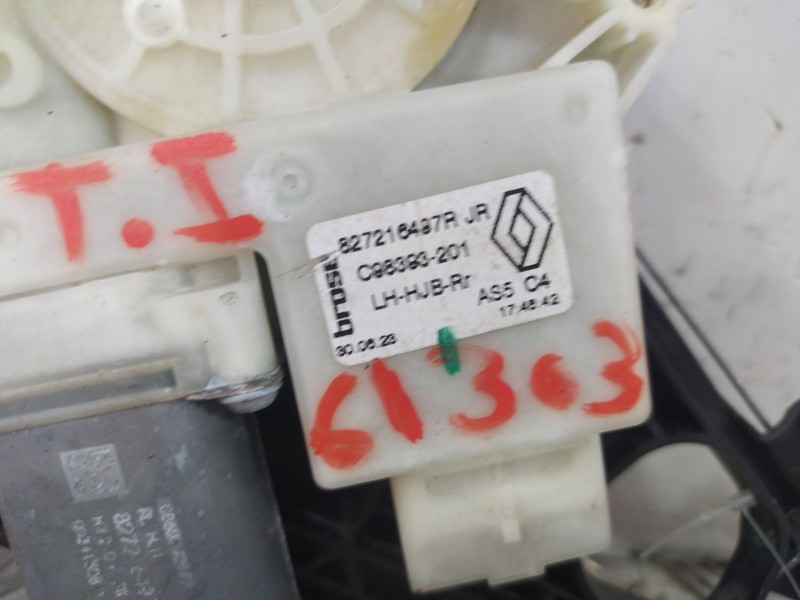 Recambio de elevalunas trasero izquierdo para renault captur ii (hf_) e-tech 160 referencia OEM IAM 827216497R  