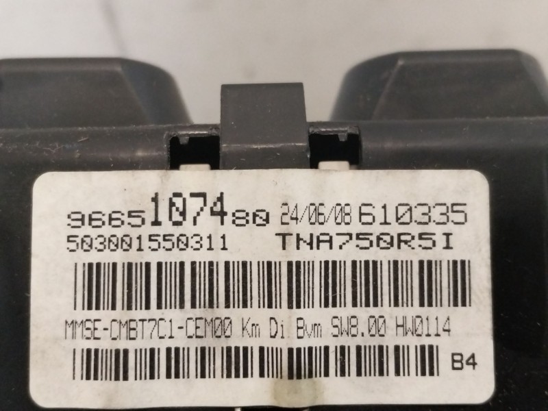 Recambio de cuadro instrumentos para peugeot 308 sw referencia OEM IAM 9665107480  