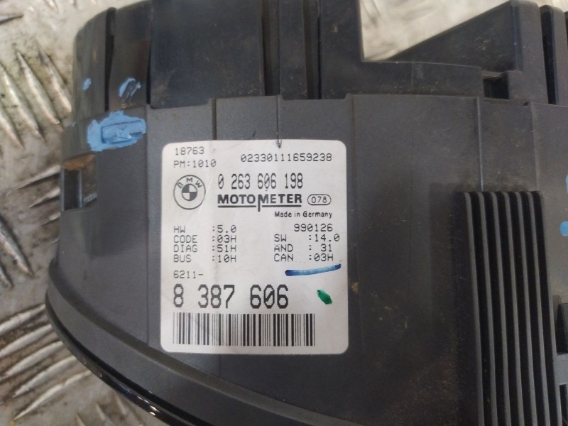 Recambio de cuadro instrumentos para bmw mini (r50,r53) 1.6 16v cat referencia OEM IAM 1036017005  