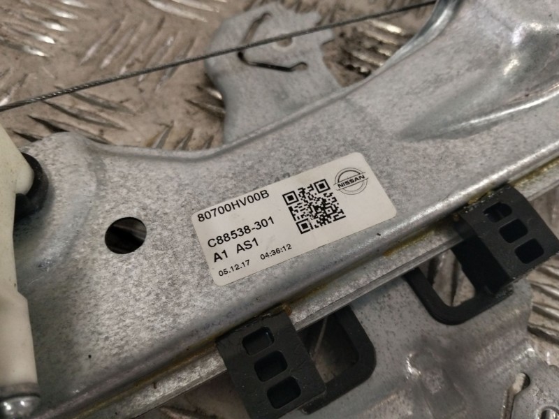 Recambio de elevalunas delantero derecho para nissan qashqai ii (j11, j11_) 1.6 dci referencia OEM IAM 80700HV00B  
