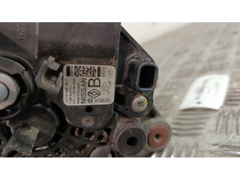 Recambio de alternador para nissan qashqai ii (j11, j11_) 1.6 dci referencia OEM IAM 231004BE  