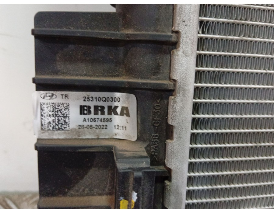 Recambio de radiador agua para hyundai i20 iii (bc3, bi3) 1.0 t-gdi referencia OEM IAM 25310Q0300  