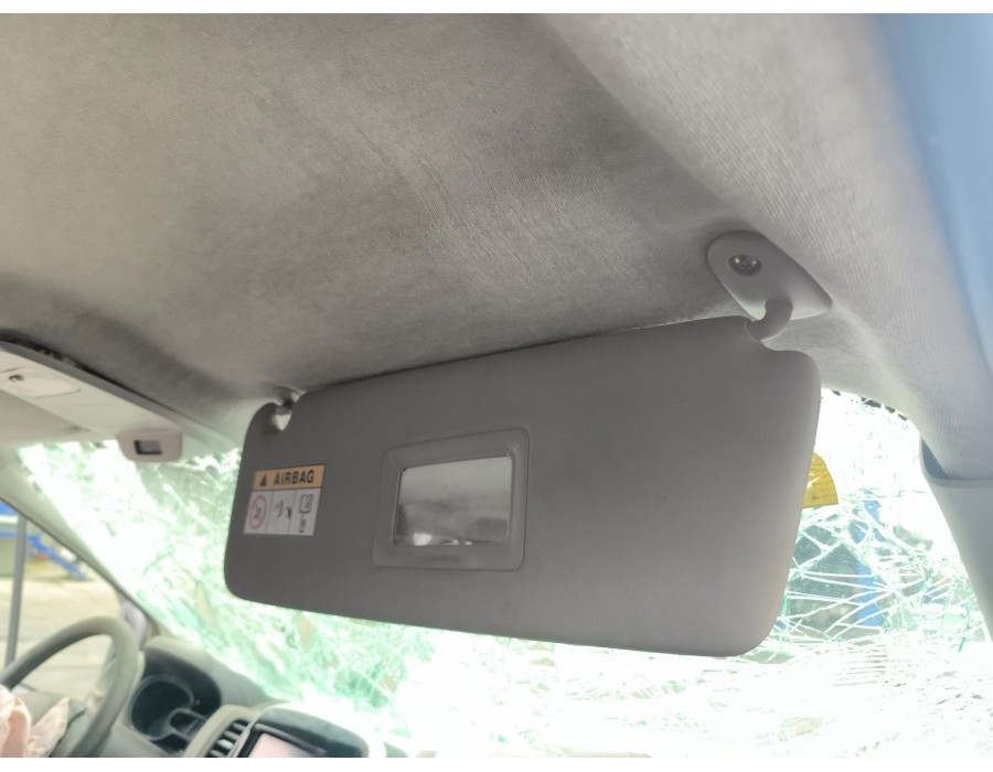 Recambio de parasol derecho para renault trafic iii autobús (jg_) 1.6 dci 115 (jgmd) referencia OEM IAM 964001035R  