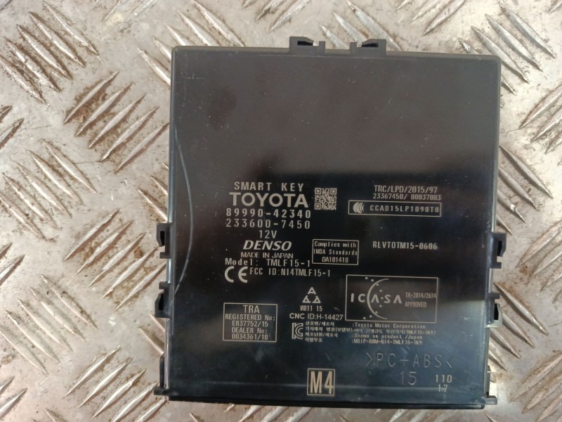 Recambio de modulo electronico para toyota rav 4 v (_a5_, _h5_) 2.0 (mxaa52) referencia OEM IAM 8999042340  