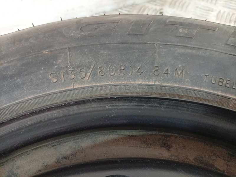 Recambio de neumatico repuesto para fiat 500 (312_) 1.2 (312axa1a) referencia OEM IAM 135/80/R14  