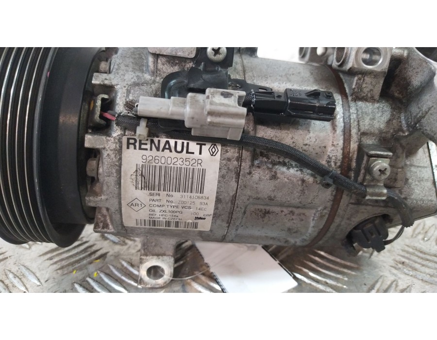 Recambio de compresor aire acondicionado para renault clio iv (bh_) 1.5 dci 90 referencia OEM IAM 926002352R  