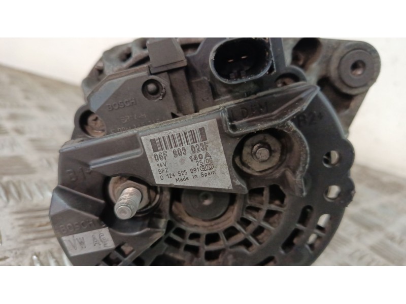 Recambio de alternador para volkswagen golf v (1k1) 2.0 tdi referencia OEM IAM 6F903023F  