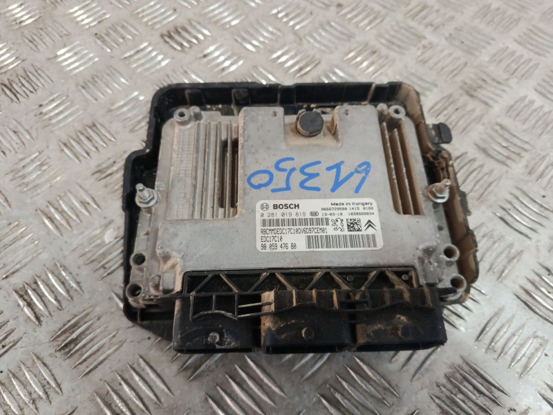 Recambio de centralita motor uce para citroën c3 ii (sc_) 1.6 hdi referencia OEM IAM 9805947680  