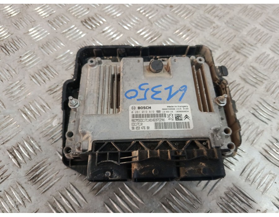 Recambio de centralita motor uce para citroën c3 ii (sc_) 1.6 hdi referencia OEM IAM 9805947680  