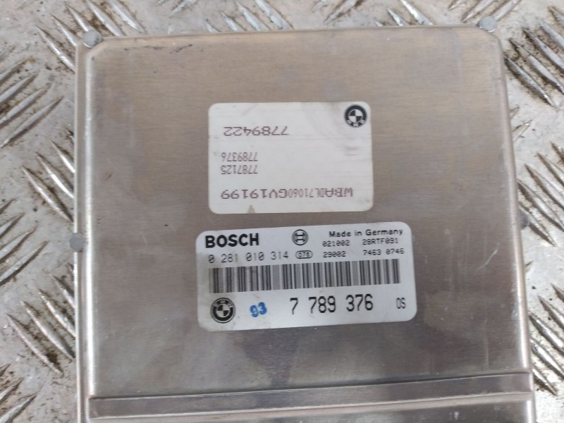 Recambio de centralita motor uce para bmw 5 (e39) 530 d referencia OEM IAM 0281010314  